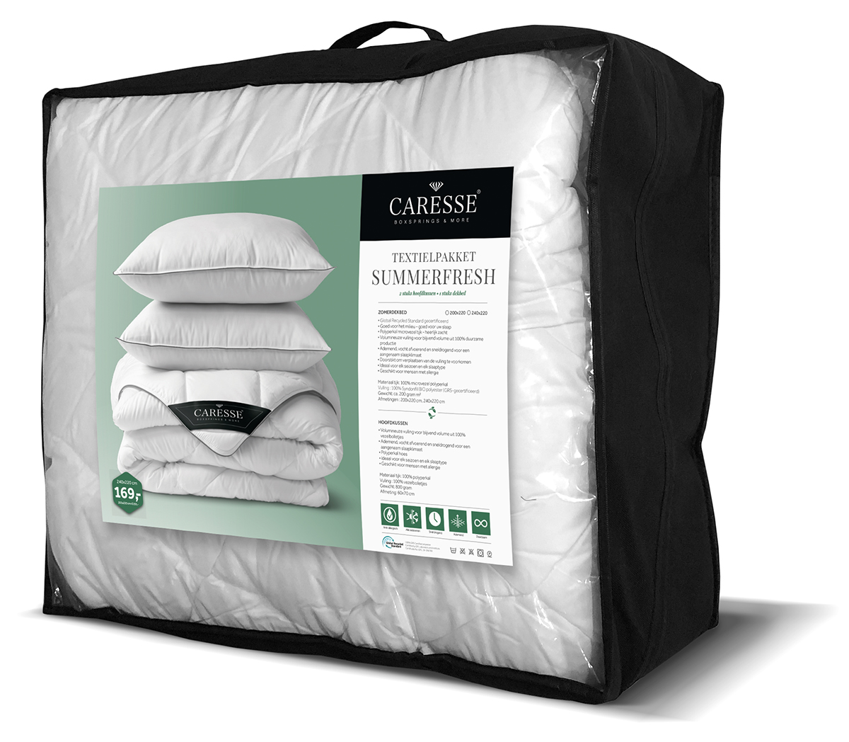 Caresse Summersale textielpakket draagtas