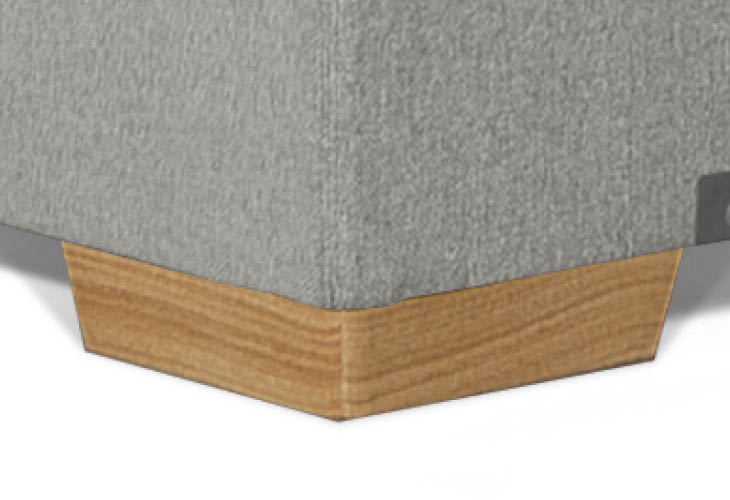 Caresse slede poot eiken blank 50mm