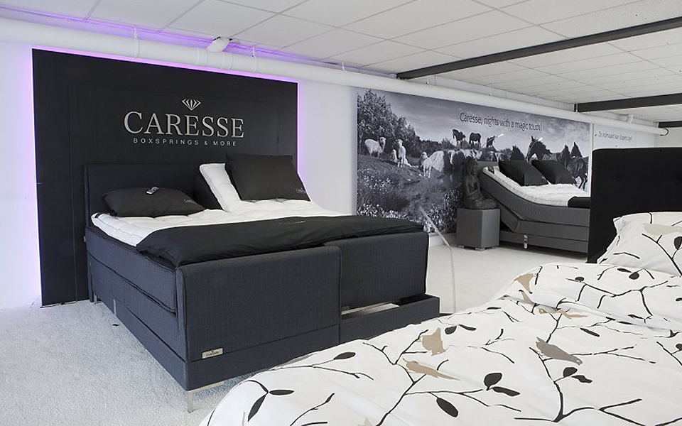 Caresse boxsprings & more, Floorever, Kampen